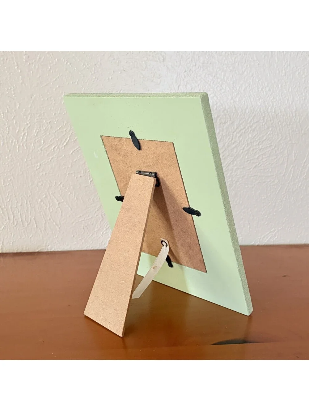 Seashell Photo Frame with Stand Light Green Coastal Beach Theme